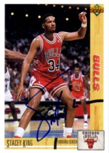 Stacey King autographed Chicago Bulls 1991-92 Upper Deck ...